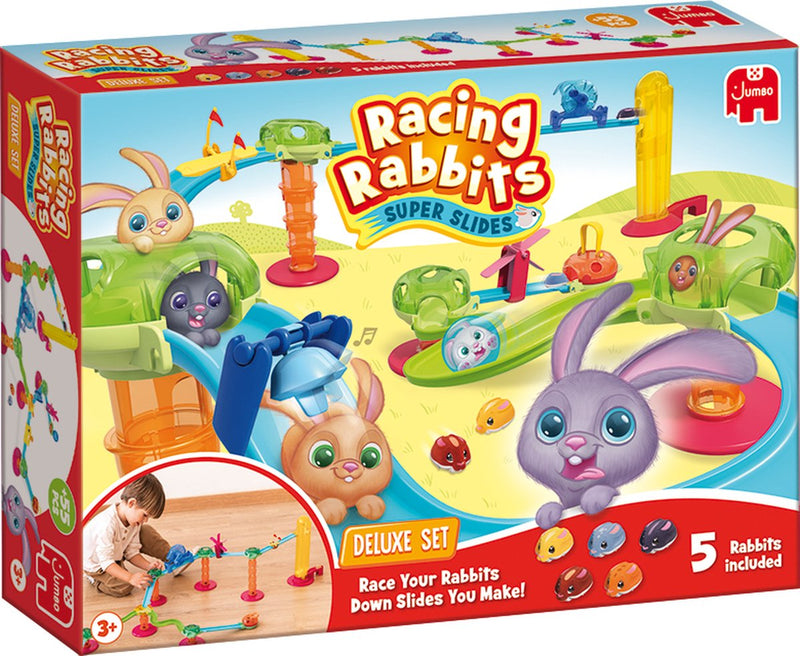 Load image into Gallery viewer, Jumbo racing rabbits deluxe set - 5 konijnen
