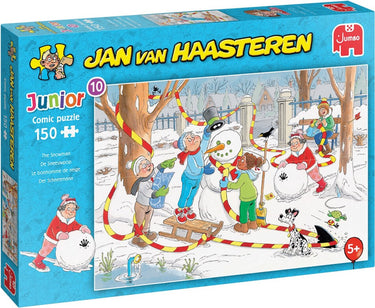 Jan van haasteren legpuzzel junior - snowman, 150st.