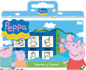 Multiprint peppa pig stempelset - stempeldoos voor kinderen vanaf 3 jaar