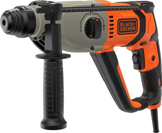 Black+decker 800w 2.2j pneumatische boorhamer met accessoires in koffer - behs02k-qs