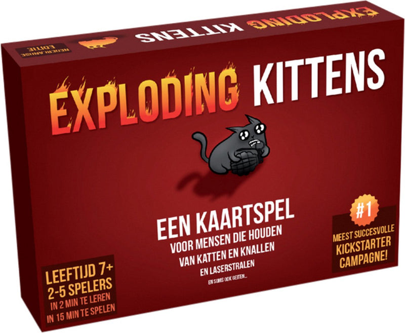Load image into Gallery viewer, Exploding kittens originele editie - kaartspel vol spanning en humor - 2 tot 5 spelers - partyspel
