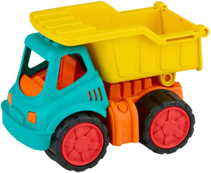 Eddy toys zand kiepwagen speelgoedtruck - zandtruck speelgoed met kantelbare bak - kiepwagen speelgoed voor buiten - speelgoed kiepauto voor zandbak en strand - kunststof