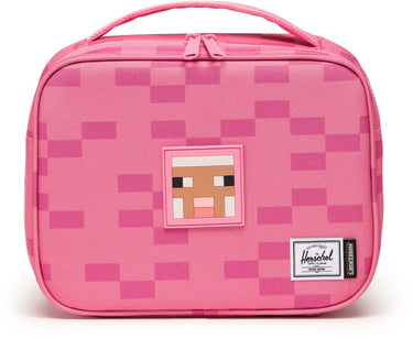 Herschel minecraft pop quiz lunch box little - pink sheep