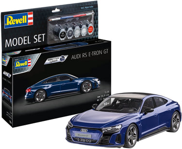 Revell modelbouwpakket auto - 67698 audi e-tron gt - easy click - model set plastic - 1:24 - modelbouw