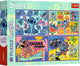 Trefl puzzel disney lilo stitch - 4x250 stukjes - fsc mix.