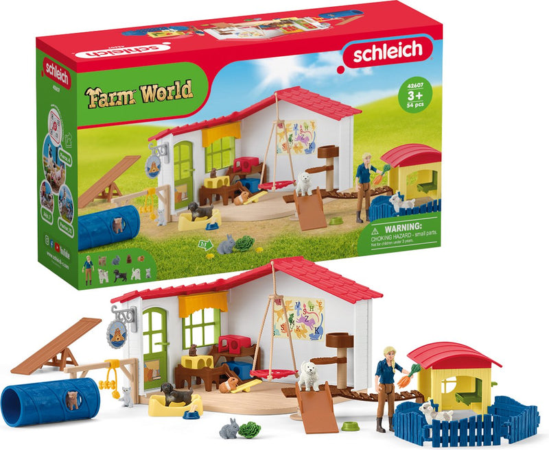 Afbeelding laden in galerijviewer, Schleich farm world dierenhotel 42607
