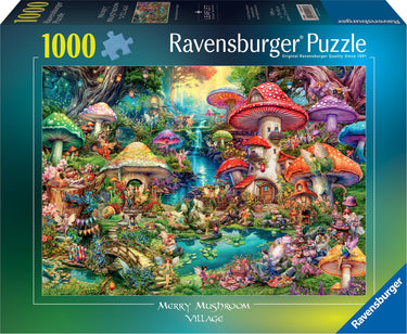 Ravensburger legpuzzel merry mushroom village, 1000st.