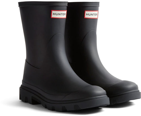 Hunter downpour short wellington boots laarzen - - dames - zwart - maat 37