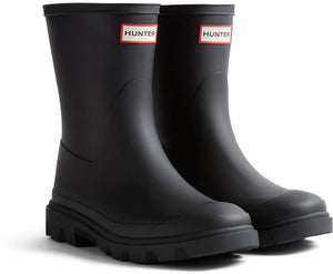 Hunter downpour short wellington boots laarzen - - dames - zwart - maat 37