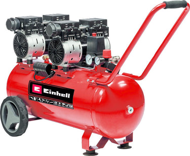 Einhell elektrische compressor te-ac 50 silent - 1500 w - 8 bar - 50 l tank - aanzuigcapaciteit: 270 l min - 54 db (stiller dan normale compressoren) - olievrij