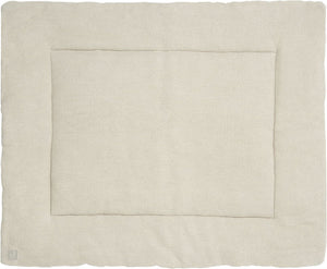Jollein - boxkleed (nougat) - basic knit - katoen - speelkleed baby - 80x100cm