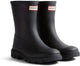 Hunter downpour short wellington boots laarzen - - dames - zwart - maat 41