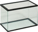 Flamingo aquarium – volglas aquarium zwart – 30x15x20cm – 7,5l – glas – zwart kunststof frame – europese kwaliteit – voor alle vissoorten – binnen