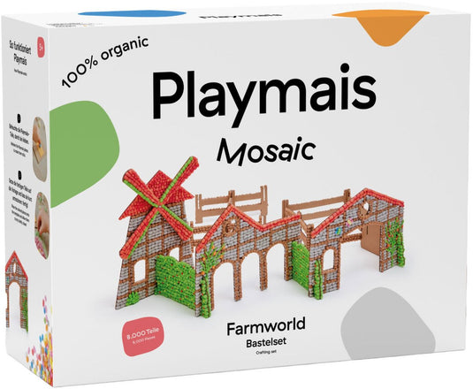 Playmais mosaic boerderijset - 8000 stukjes