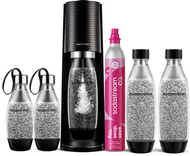 Sodastream bruiswatertoestel terra gigapack - zwart