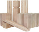 Outdoor play kubb spel xl met draagtas fsc hout buitenspeelgoed.