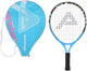 Ama sport kinder tennisracket graffiti blauw 25 inch – lichtgewicht junior racket met tas – ideaal voor beginners –