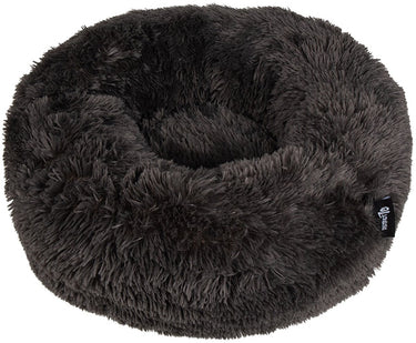 District 70 fuzz donut hondenmand - donker grijs - medium ø 60 cm