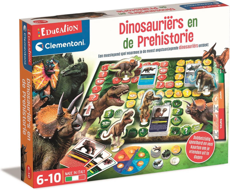 Load image into Gallery viewer, Clementoni dinosauriers en de prehistorie bordspel (nl)
