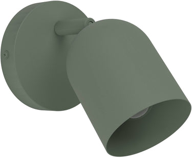 Eglo tilston spot - e14 - 12 cm - groen - kantelbaar