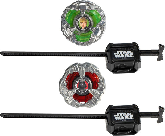 Beyblade x en star wars, luke skywalker 4-80b vs. darth vader 4-60b multipack