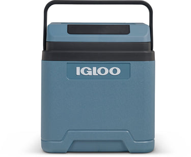 Igloo ie24 dc - thermo elektrische koelbox - 24 liter - 12v dc - tot 20°c onder temperatuur - blauw