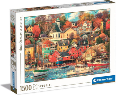 Clementoni - puzzel - 1500 stukjes - good time harbor - puzzel voor volwassenen en kinderen - high quality collection