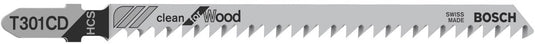 Bosch accessoires bosch decoupeerzaagblad t301cd (5st)