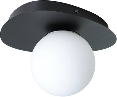 Eglo castrovido plafondlamp - badkamer - g9 - 23.5 cm - zwart wit