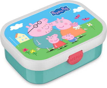 Mepal lunchbox campus - 750 ml - broodtrommel met vakjes voor kinderen - geschikt voor 4 boterhammen - peppa pig