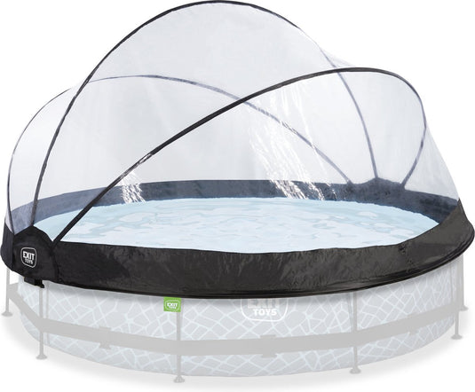 Exit toys exit zwembad overkapping eco ø366cm - zwembad dome - universeel - zwembad accessoire - weerbestendig