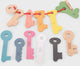 Tickit ® regenboog houten sleutels
