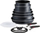 Tefal ingenio so light - pannenset - 12-delig - inductie - stapelbaar - afneembare handgrepen - ruimtebesparend