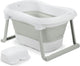 Hauck wash n fold l - babybadje - inklapbaar -white - sage