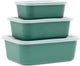 Bo-camp vershoudbak - 3 stuks - rpet - groen