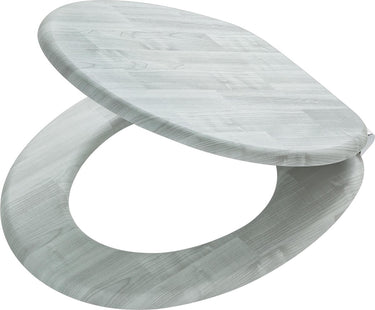 Tiger titan - wc bril - toiletbril met deksel - soft close - mdf - grijs