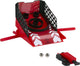 Eddy toys bureau skeeball spel - skeeball desktop game met lanceerder - inclusief 3 metalen ballen - tafelmodel met scorezones en zijhekken