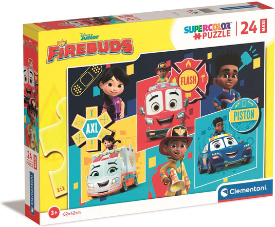 Clementoni - puzzel - 24 maxi stukjes - disney firebud - kinderpuzzel - vanaf 3 jaar