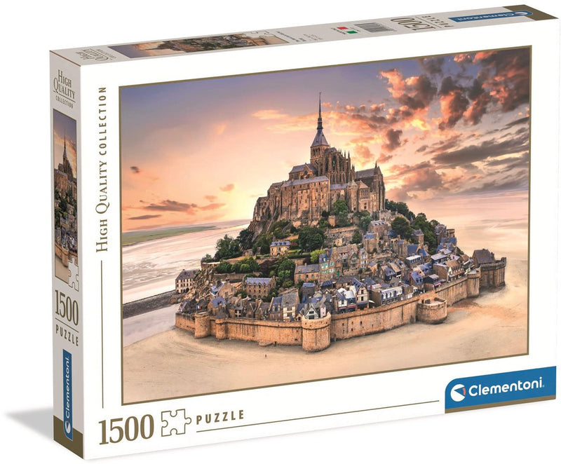 Load image into Gallery viewer, Clementoni legpuzzel mont saint-michel, 1500st.
