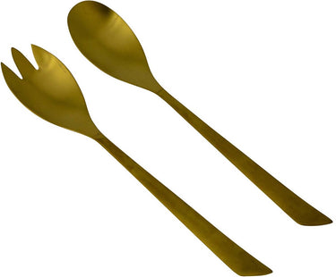 Bo-camp - industrial - slabestek - fay - 2-delig - rvs - goud
