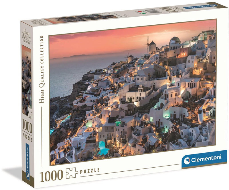 Load image into Gallery viewer, Clementoni legpuzzel tinten van santorini, 1000st.
