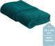 Hush. living hush living badhanddoek - per stuk - 70×140 cm - 100% katoen - zware kwaliteit 500g m2 - stijlvol boord en ophanglus - donkergroen