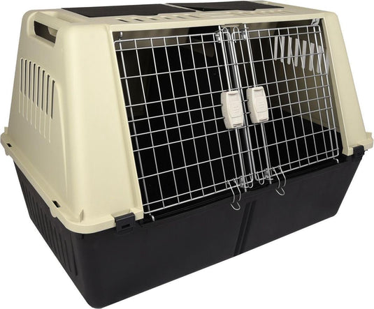 Flamingo hondentransportbox tripper xl - grijs - 100 x 60 x 66 cm