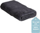 Hush. living hush living badhanddoek - per stuk - 70×140 cm - 100% katoen - zware kwaliteit 500g m2 - stijlvol boord en ophanglus - antraciet