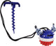 Flamingo bal met grondpin gazo blauw
