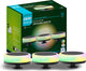 Calex smart outdoor 24v tuinverlichting - set van 3 padverlichting - slimme grondspot - rgb en warm wit licht - zwart