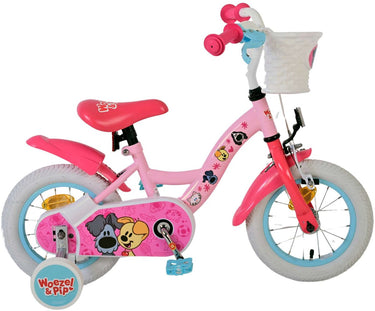 Volare woezel pip kinderfiets - meisjes - 12 inch - roze
