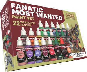 The army painter , warpaints fanatic most wanted 22 x 18 ml acrylverf, miniatuur hobby schilderen, kwaliteitsverf voor miniatuur wargaming