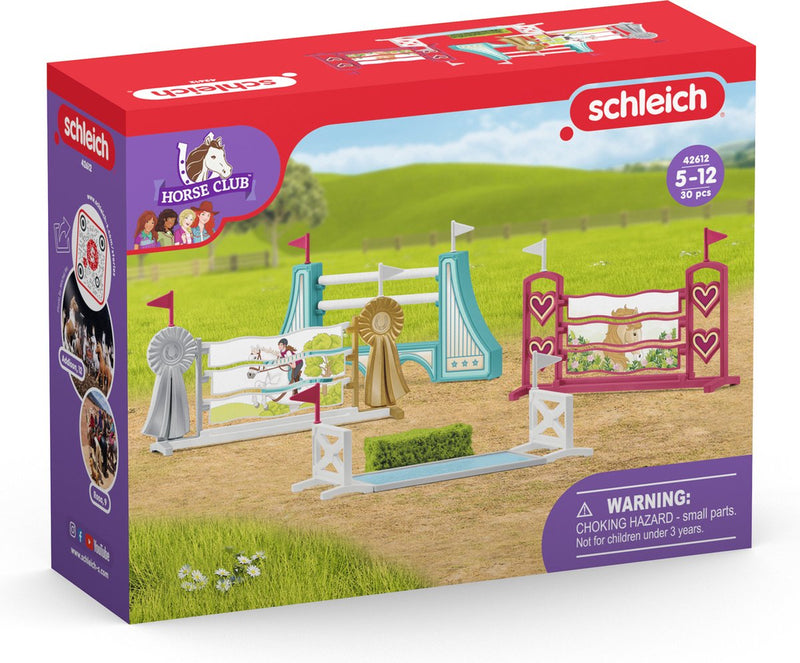 Load image into Gallery viewer, Schleich paardenaccessoires voor de hindernisbaan 42612
