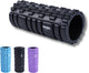 Hush sport - foam massageroller 33x14 cm - met grid patroon - spierherstel triggerpoint massage - eva foam - zwart